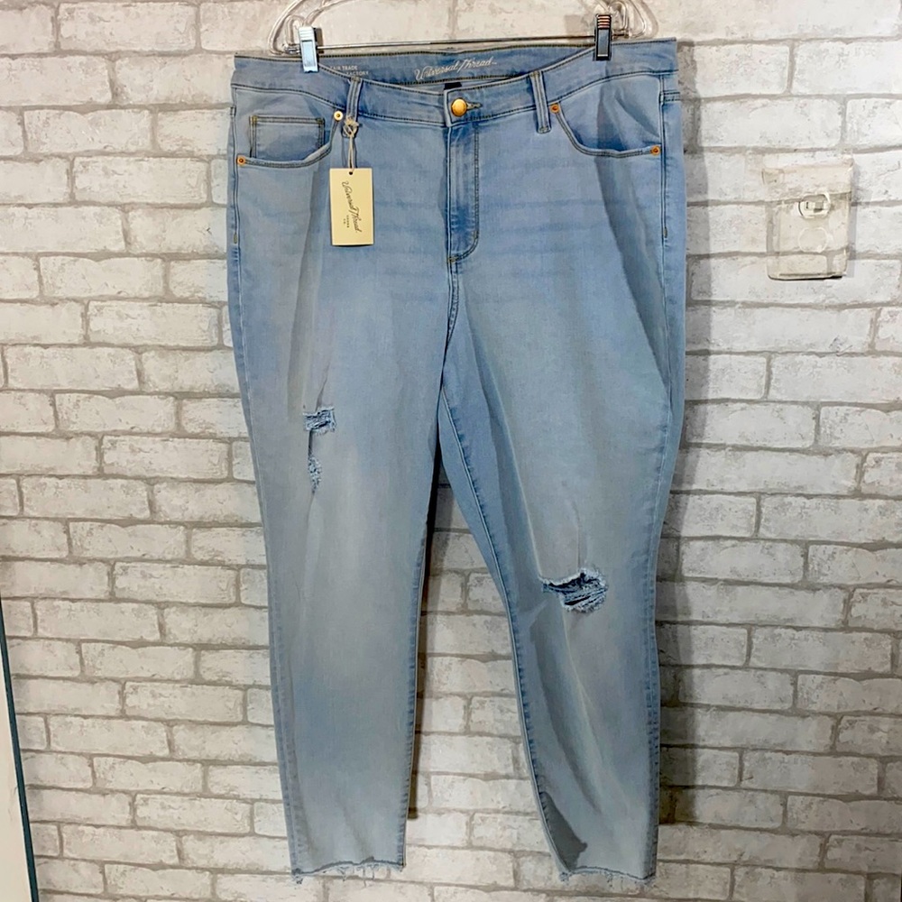 Universal Thread Light Blue Highest Rise Skinny J… - image 1